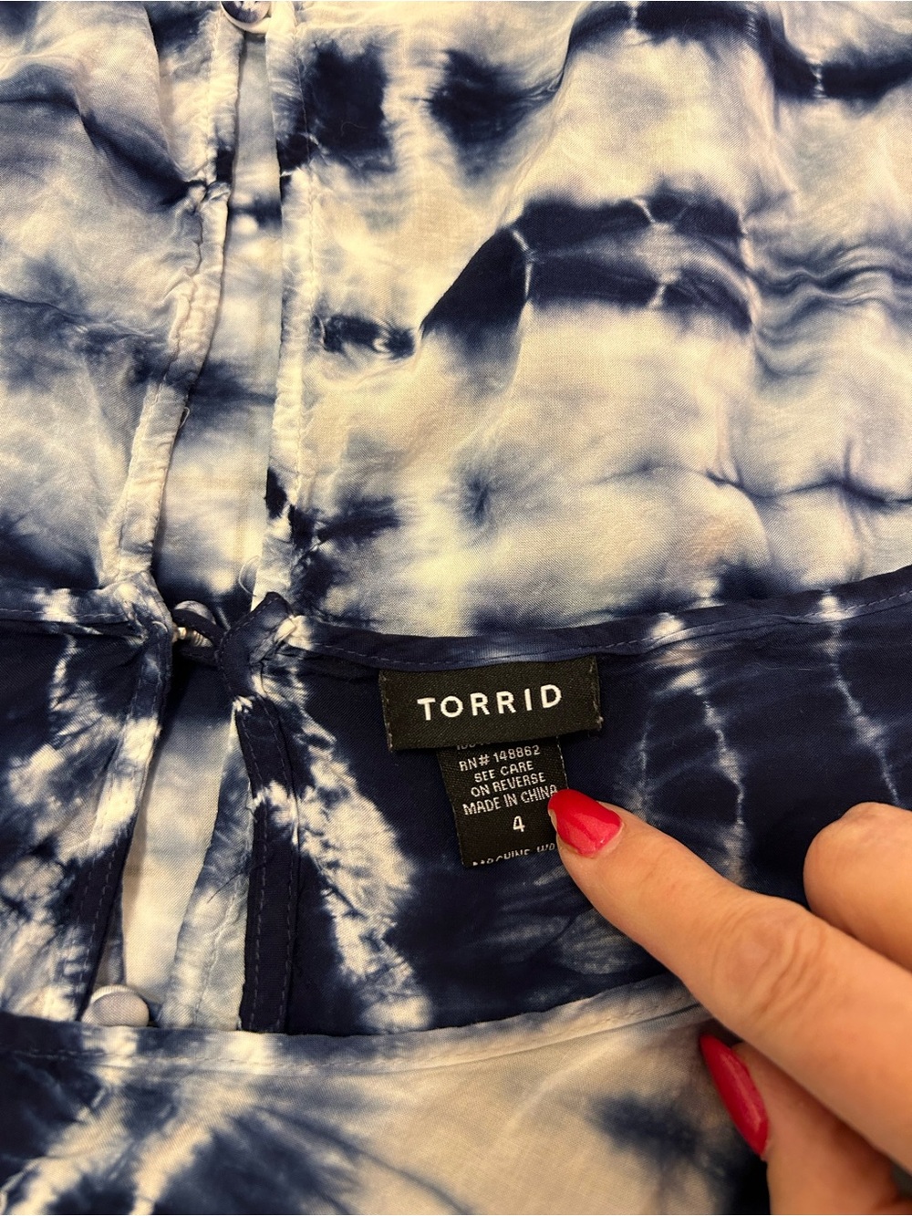 Torrid tie-dye tank, 4x (Torrid size 4) - Picture 6 of 6